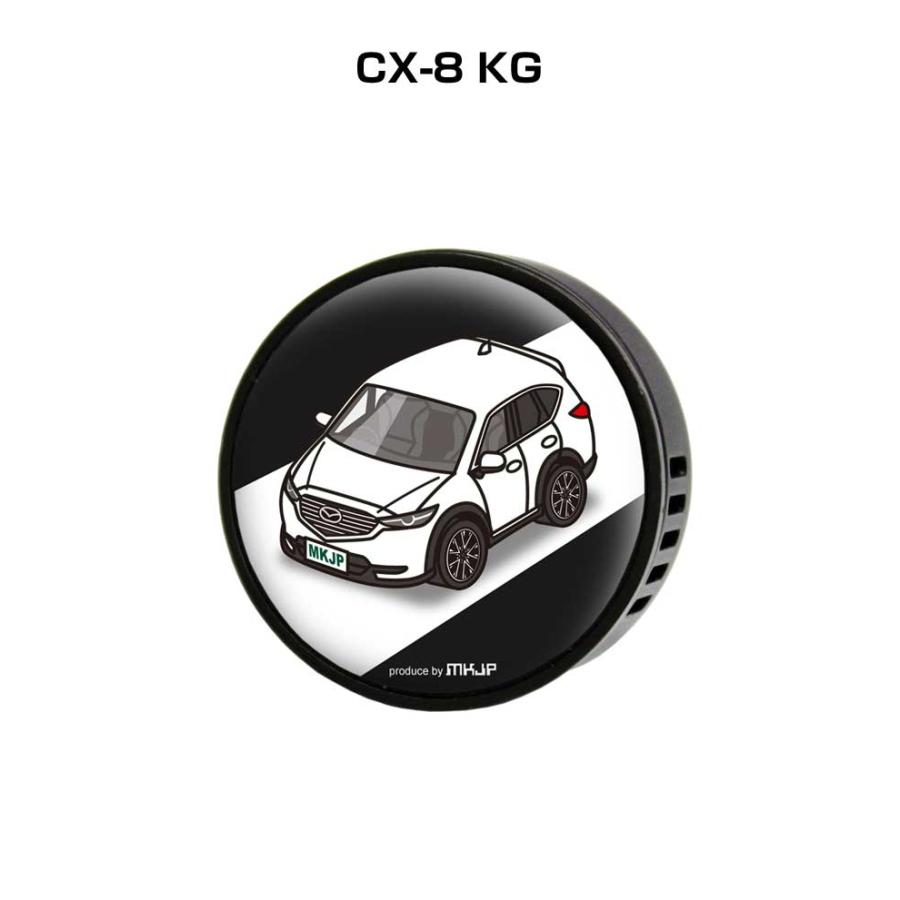 芳香剤 車 エアコン吹き出し口 エアコン 車好き 消臭 CX-8 KG