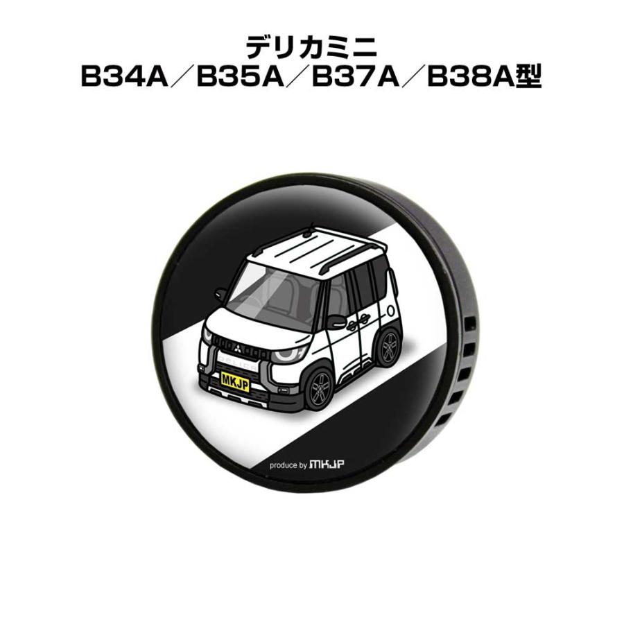 芳香剤 車 エアコン吹き出し口 エアコン 車好き 消臭 デリカミニ B34A