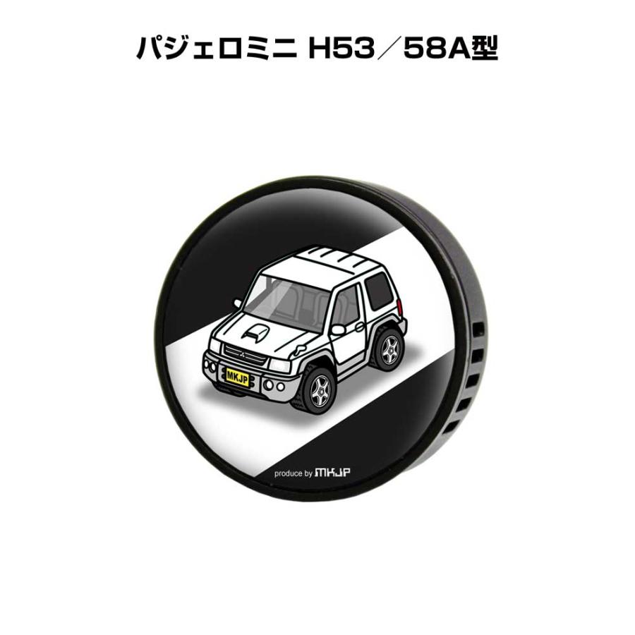 芳香剤 車 エアコン吹き出し口 エアコン 車好き 消臭 パジェロミニ H53