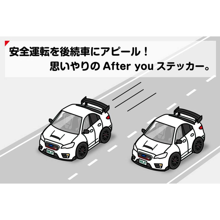 MKJP お先にどうぞステッカー 2枚入り スバル WRX STI S207 ゆうメール送料無料｜mkjp｜03