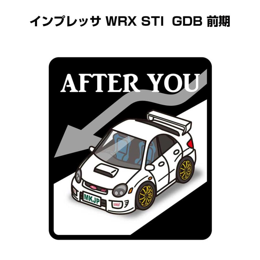 MKJP お先にどうぞステッカー 2枚入り スバル インプレッサ WRX MKJP お先にどうぞステッカー 2枚入り スバル インプレッサ WRX