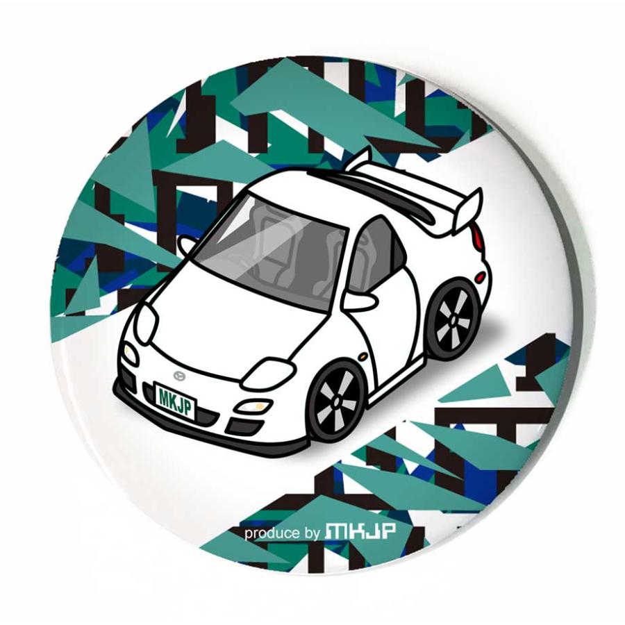 缶バッジ キーホルダー 丸型 31mm 54mm 車 車好き RX-7 FD3S ゆう