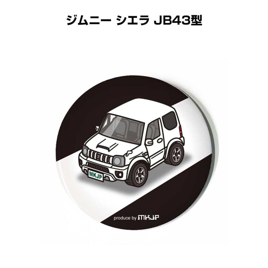 缶バッジ キーホルダー 丸型 31mm 54mm 車 車好き ジムニー