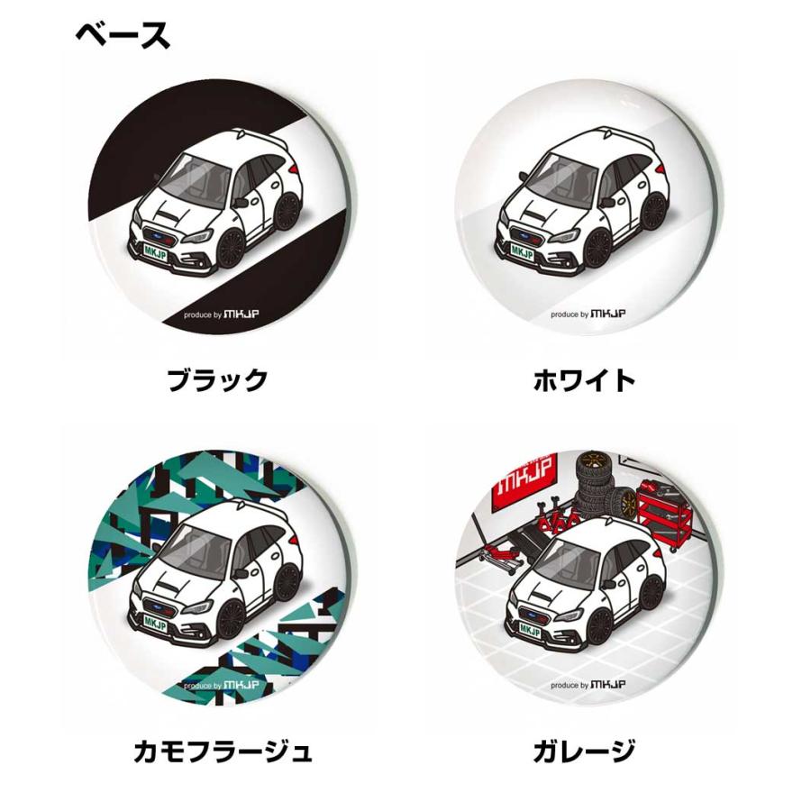 缶バッジ キーホルダー 丸型 31mm 54mm 車 車好き レヴォーグ STI