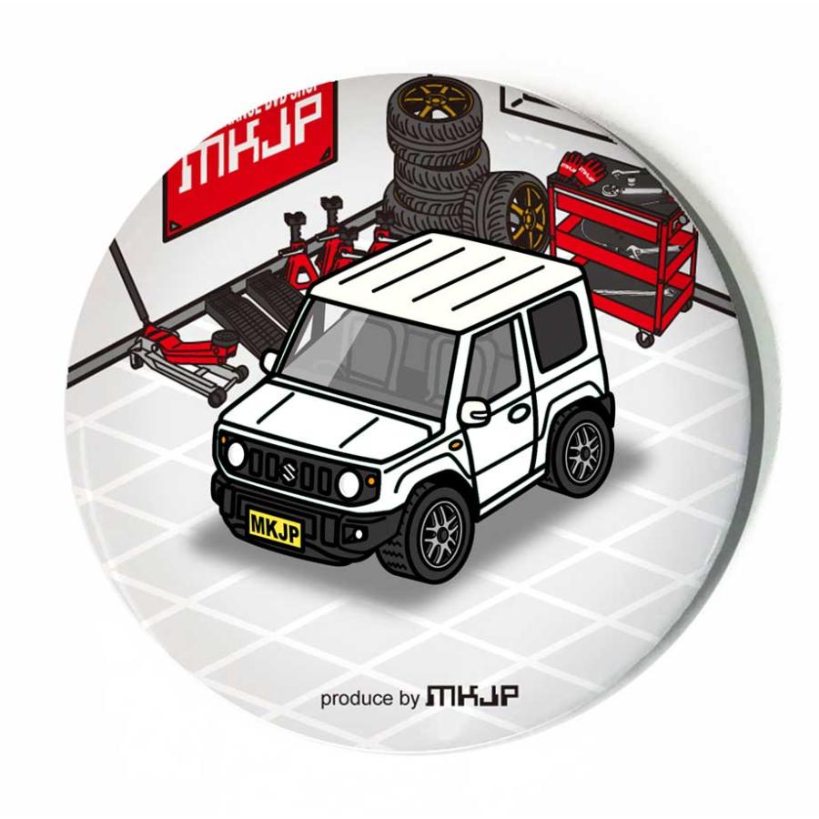 缶バッジ キーホルダー 丸型 31mm 54mm 車 車好き ジムニー JB64