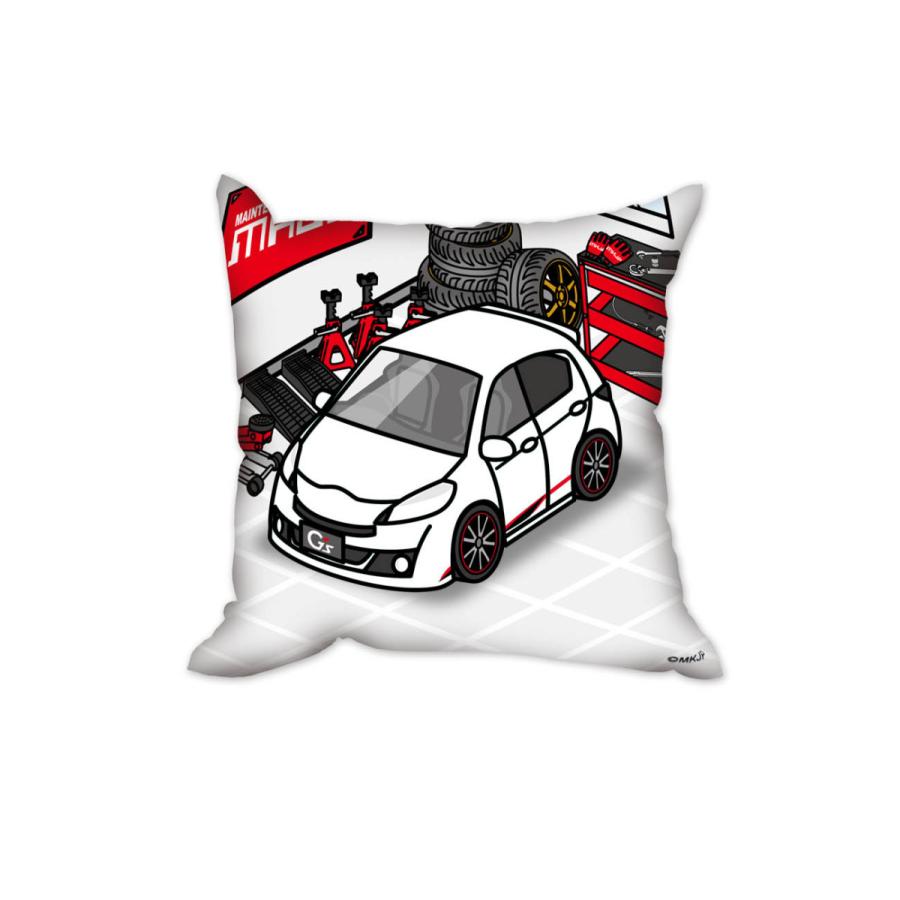 クッション 車好き プレゼント 車 誕生日 男性 腰痛 トヨタ ヴィッツRS