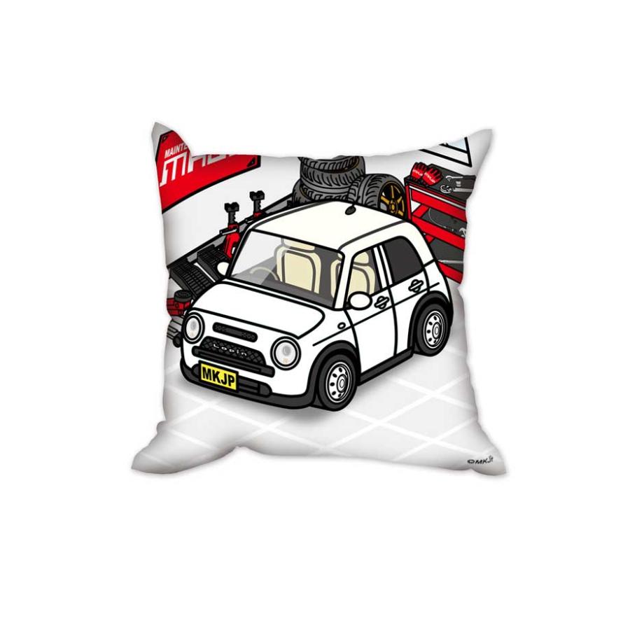 クッション 車好き プレゼント 車 誕生日 男性 腰痛 スズキ ラパン LC