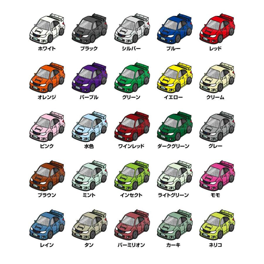 MKJP ドラレコステッカー 2枚入り スバル インプレッサ WRX STI GVB