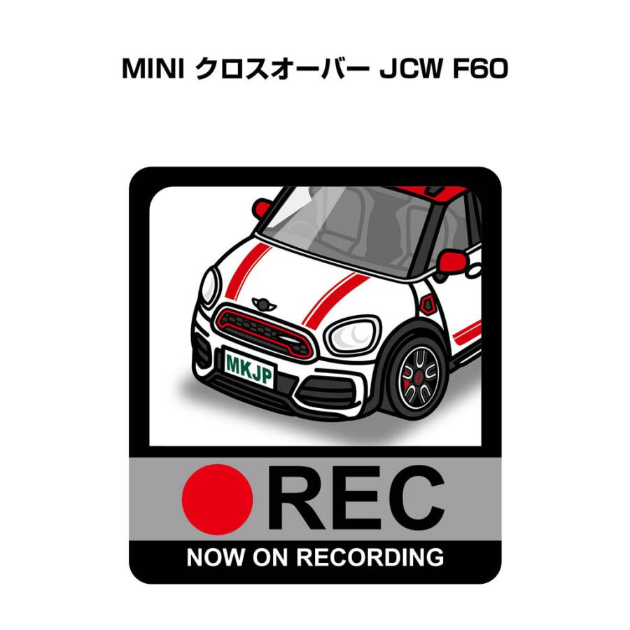 Mkjp ドラレコステッカー 2枚入り 外車 Mini クロスオーバー Jcw F60 ゆうメール送料無料 Dr Sticker 0317 ドレスアップパーツショップmkjp 通販 Yahoo ショッピング