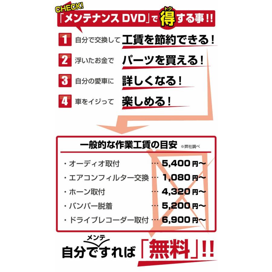 MKJP ダイハツ タントカスタム L375S メンテナンスDVD 内装＆外装 ゆうメール送料無料｜mkjp｜07