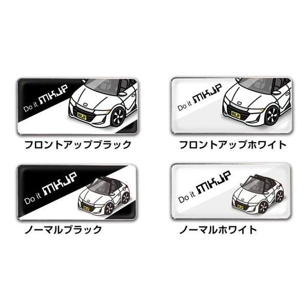 MKJP エンブレム 2個入り 外車 アルファロメオ GTV-916 ベース：ブラック 車カラー：クリーム ゆうメール送料無料｜mkjp｜10