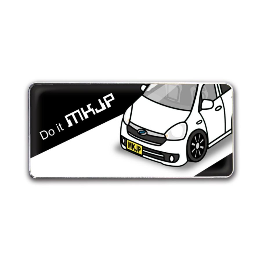 MKJP 車種別エンブレム 2個入り H25mm×W55mm ダイハツ ミライース