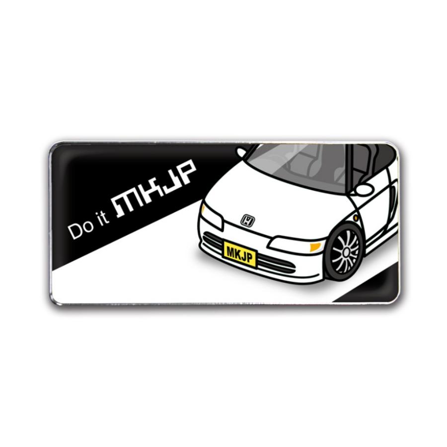 MKJP 車種別エンブレム 2個入り H25mm×W55mm ホンダ ビート PP1 ゆう
