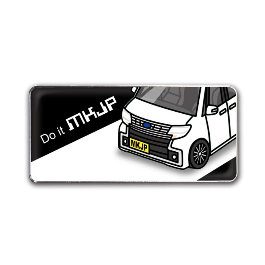 MKJP 車種別エンブレム 2個入り H25mm×W55mm スバル シフォン カスタム