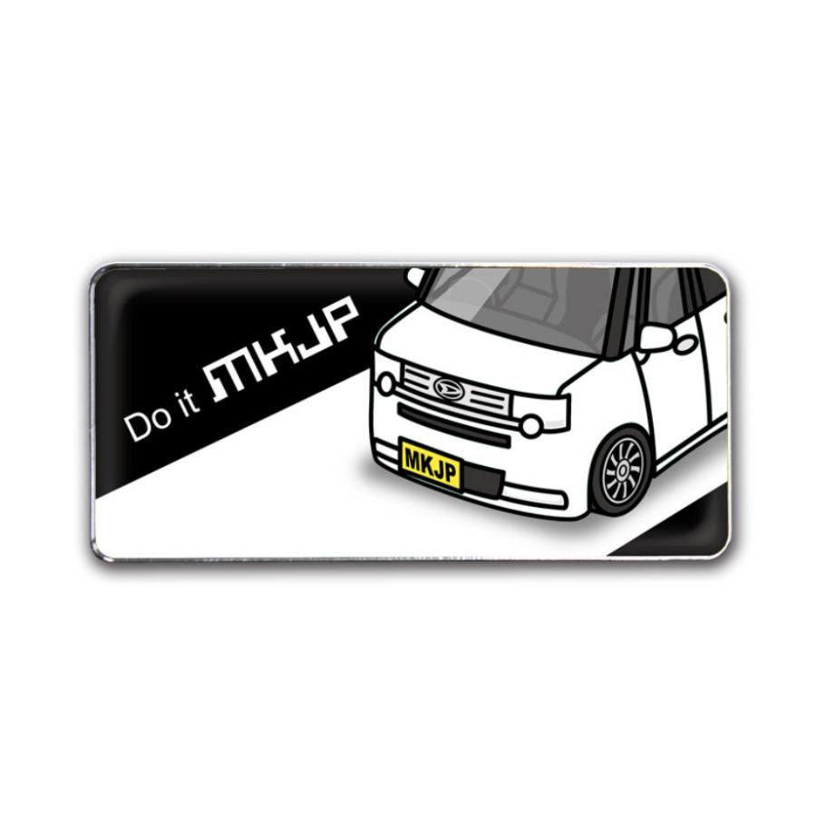MKJP 車種別エンブレム 2個入り H25mm×W55mm ダイハツ ムーヴ コンテ