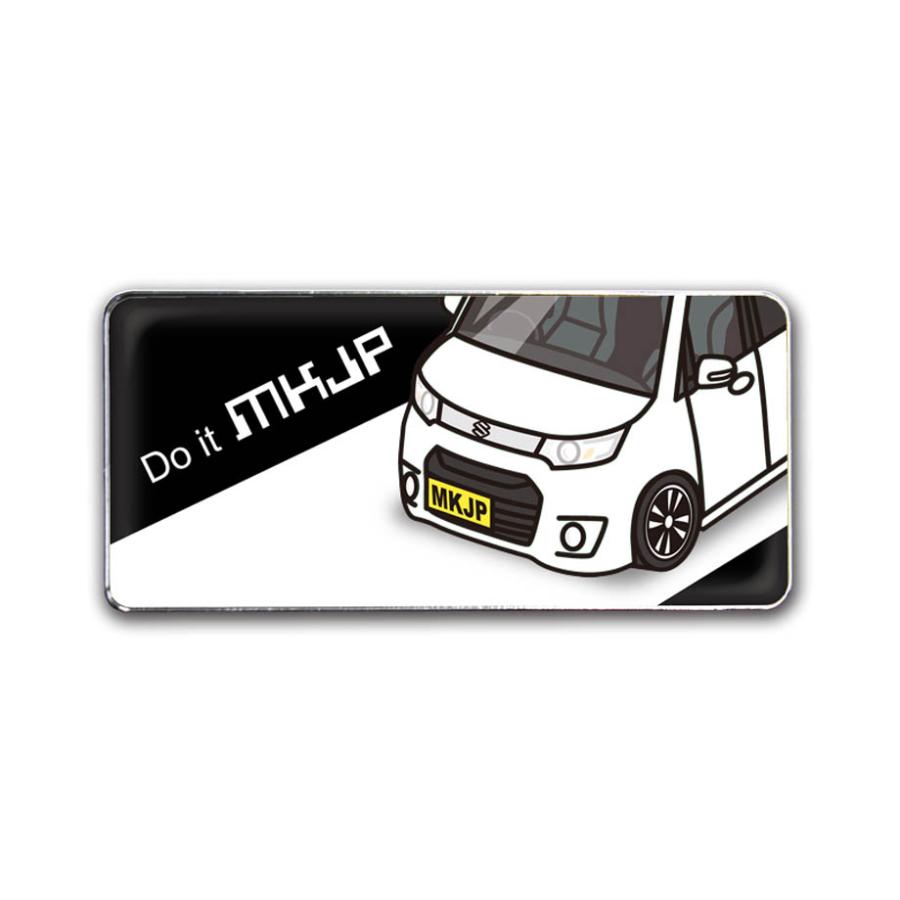 MKJP 車種別エンブレム 2個入り H25mm×W55mm スズキ ワゴンR