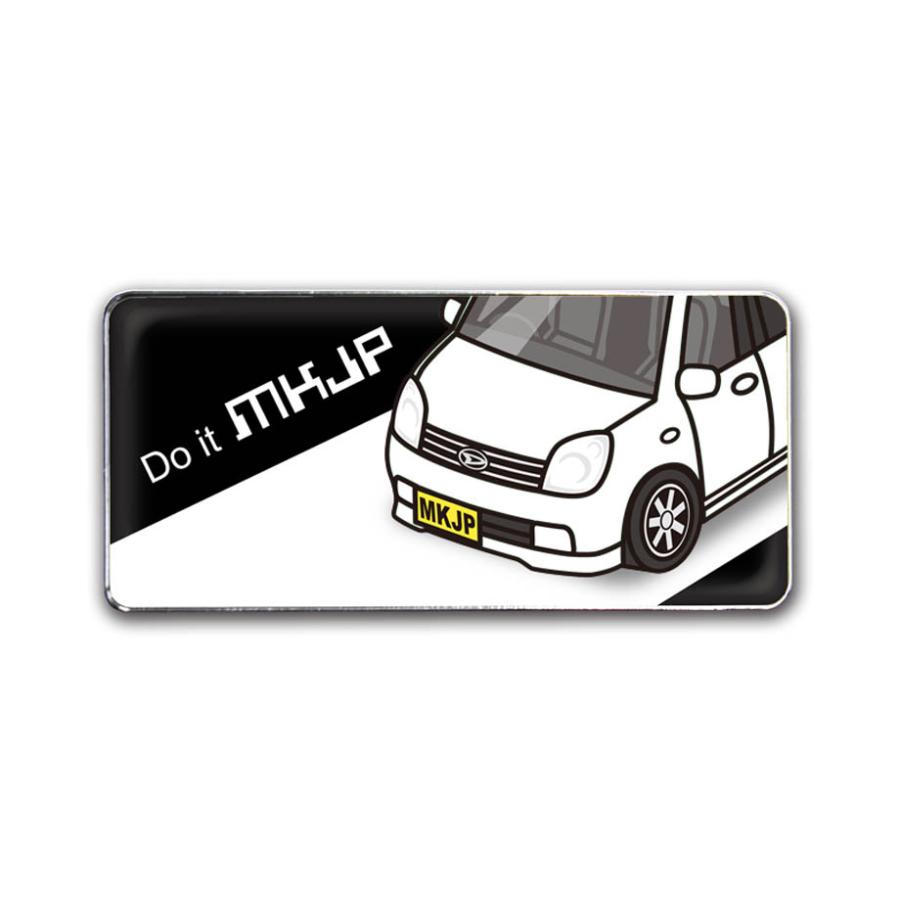 MKJP 車種別エンブレム 2個入り H25mm×W55mm ダイハツ ミラ アヴィ RS