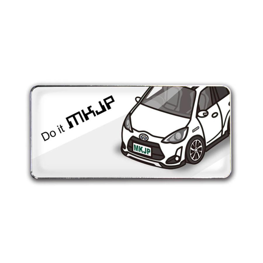 MKJP 車種別エンブレム 2個入り H25mm×W55mm トヨタ アクア X-URBAN