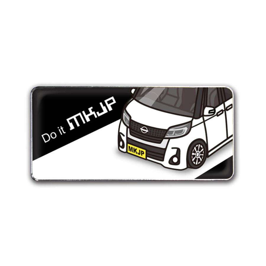 MKJP 車種別エンブレム 2個入り H25mm×W55mm ニッサン デイズ ルークス