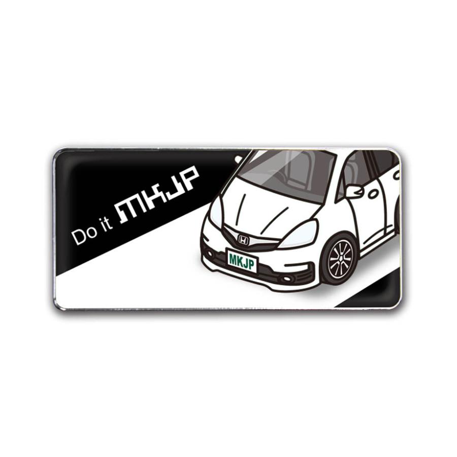 MKJP 車種別エンブレム 2個入り H25mm×W55mm ホンダ フィットRS GE8