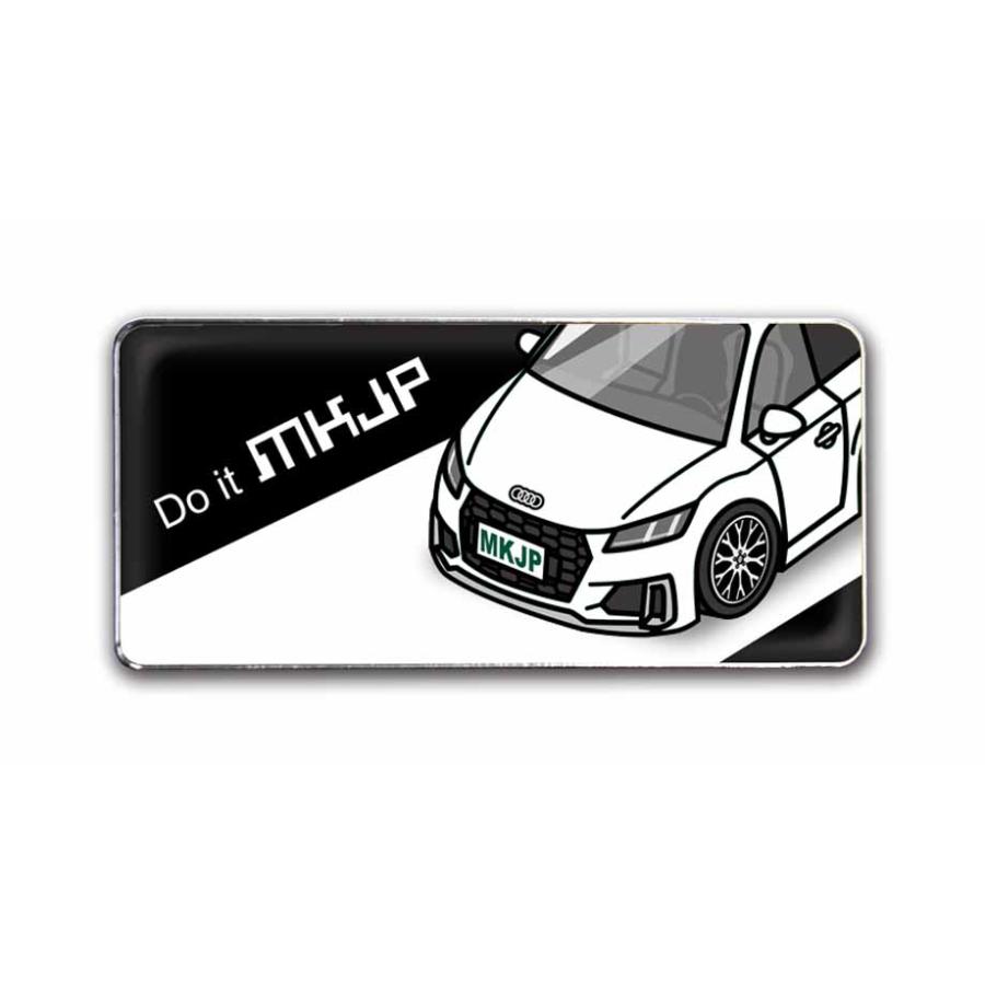 MKJP 車種別エンブレム 2個入り H25mm×W55mm 外車 アウディTT S