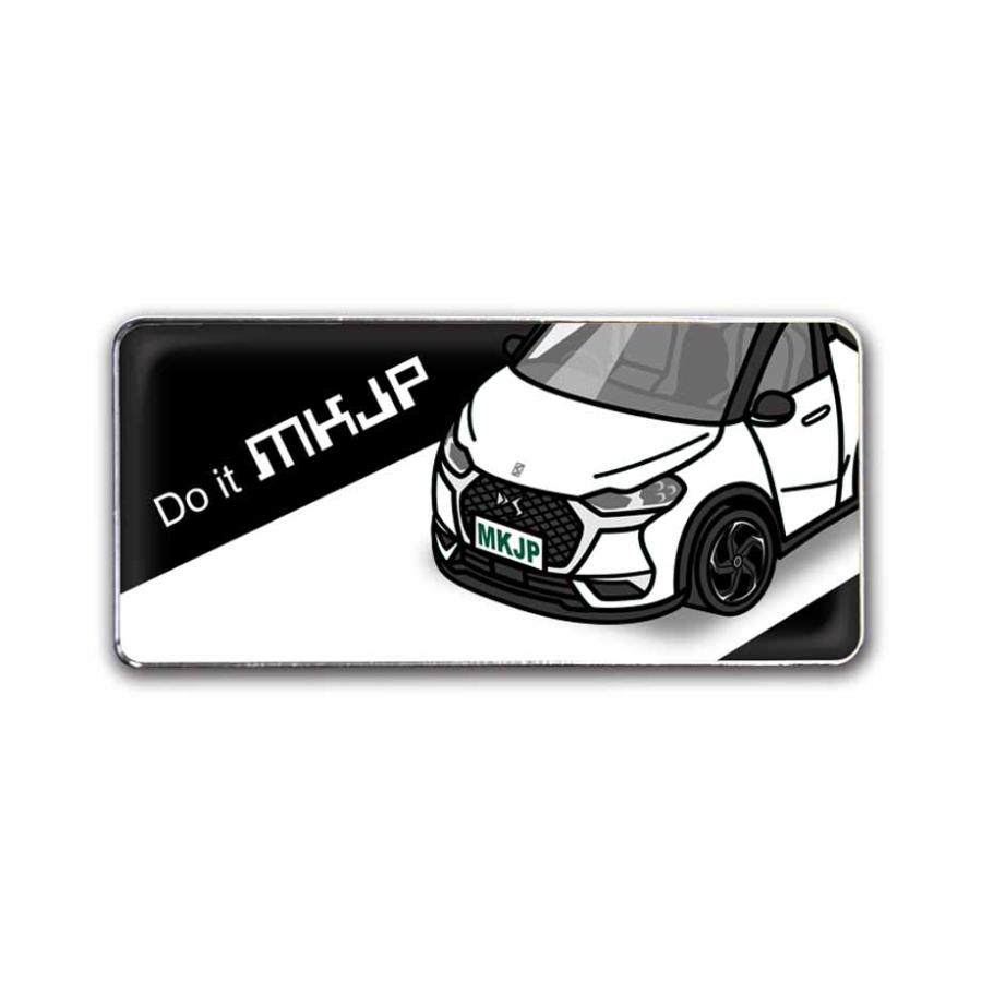MKJP 車種別エンブレム 2個入り H25mm×W55mm 外車 シトロエン DS3