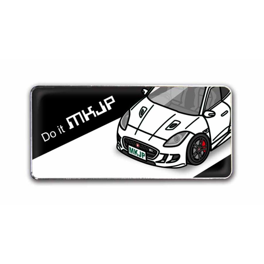 MKJP 車種別エンブレム 2個入り H25mm×W55mm 外車 ジャガー Fタイプ