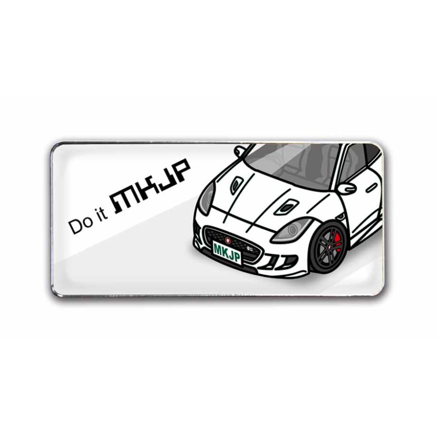 MKJP 車種別エンブレム 2個入り H25mm×W55mm 外車 ジャガー Fタイプ