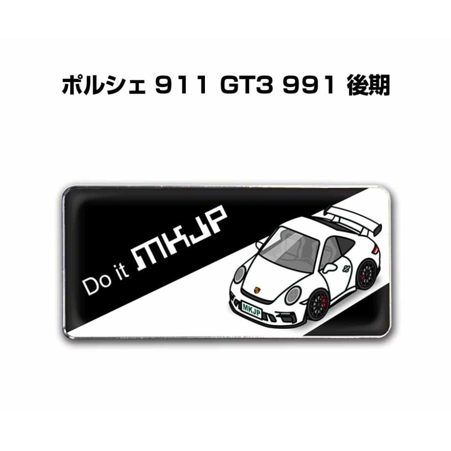 MKJP 車種別エンブレム 2個入り H25mm×W55mm 外車 ポルシェ 911