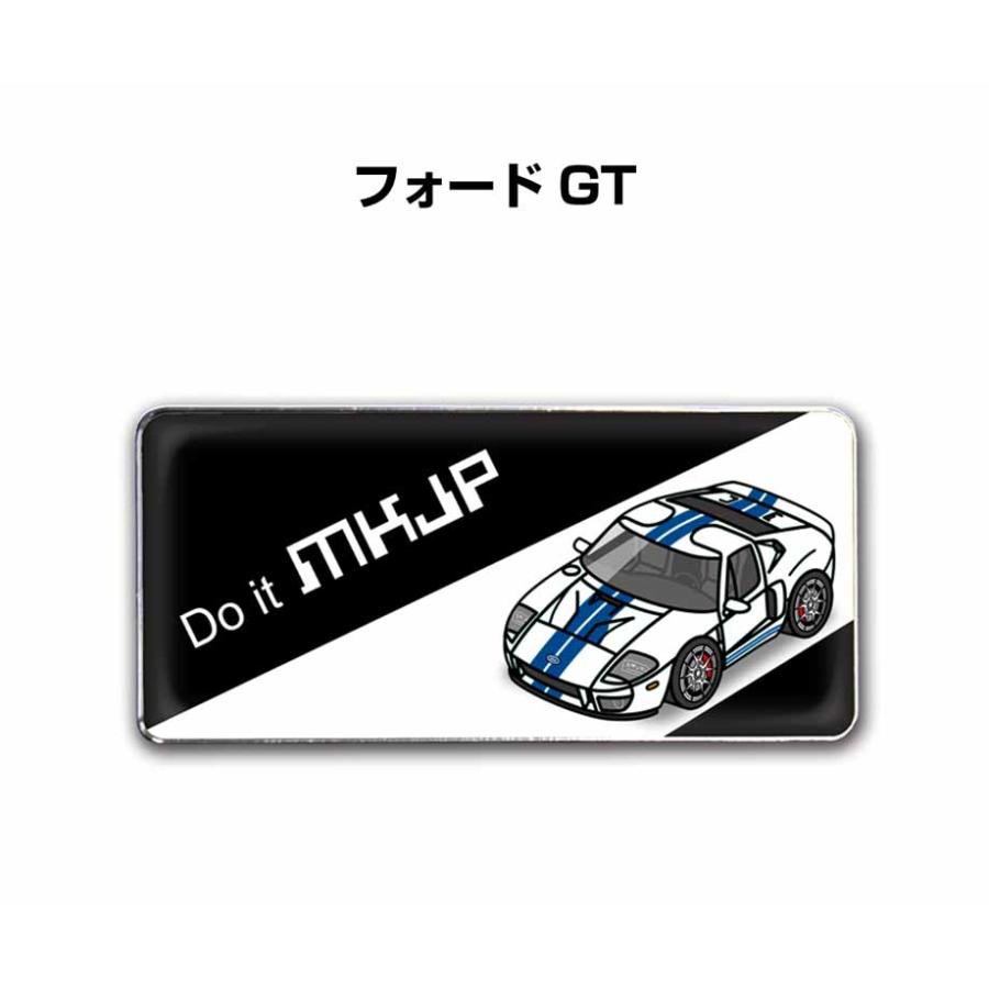MKJP 車種別エンブレム 2個入り H25mm×W55mm 外車 フォード GT MKJP 車種別エンブレム 2個入り H25mm×W55mm 外車 フォード GT