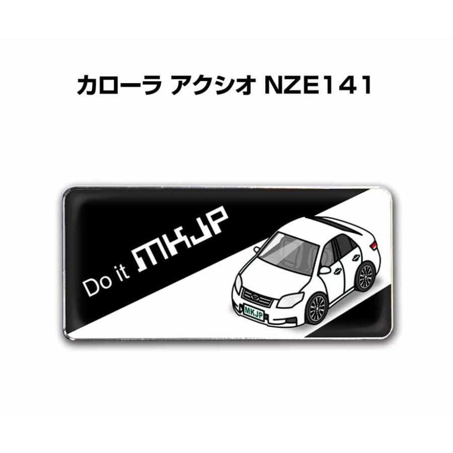 MKJP 車種別エンブレム 2個入り H25mm×W55mm トヨタ カローラ アクシオ