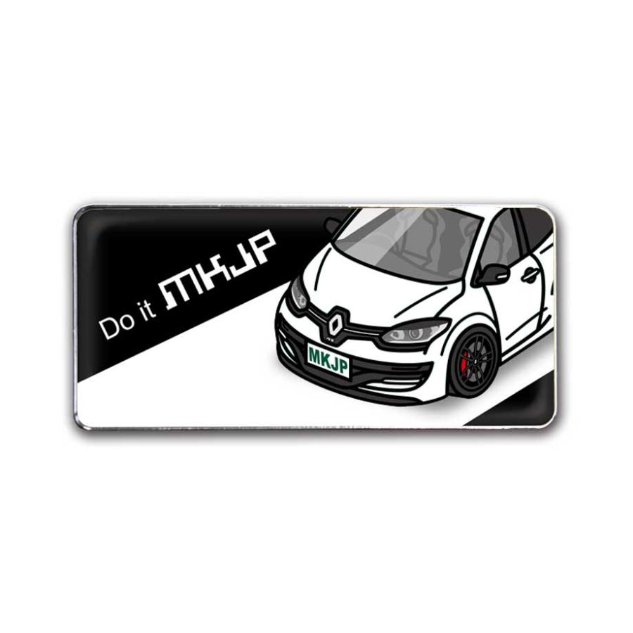 MKJP 車種別エンブレム 2個入り H25mm×W55mm 外車 ルノー