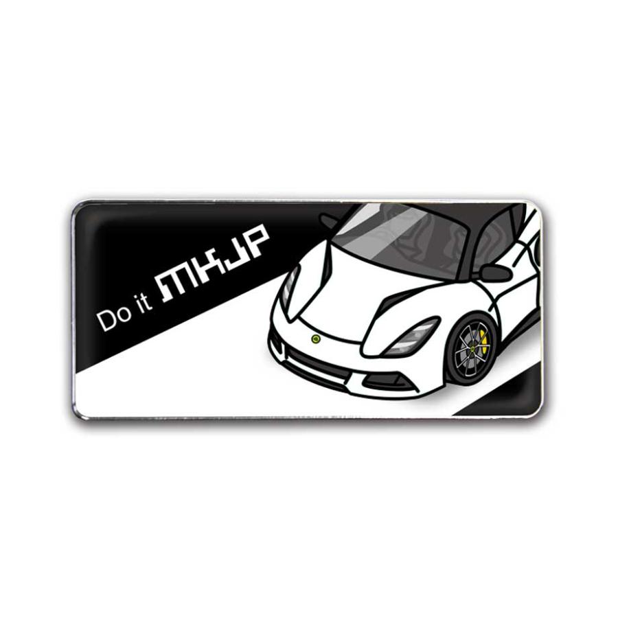 MKJP 車種別エンブレム 2個入り H25mm×W55mm 外車 ロータス エミーラ