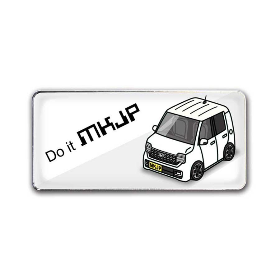 MKJP 車種別エンブレム 2個入り H25mm×W55mm ホンダ N-WGNカスタム JH3