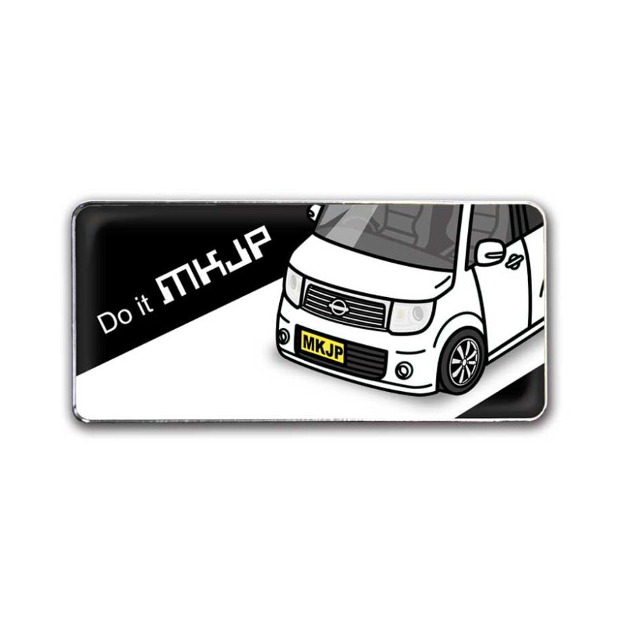 MKJP 車種別エンブレム 2個入り H25mm×W55mm ニッサン モコ ドルチェ