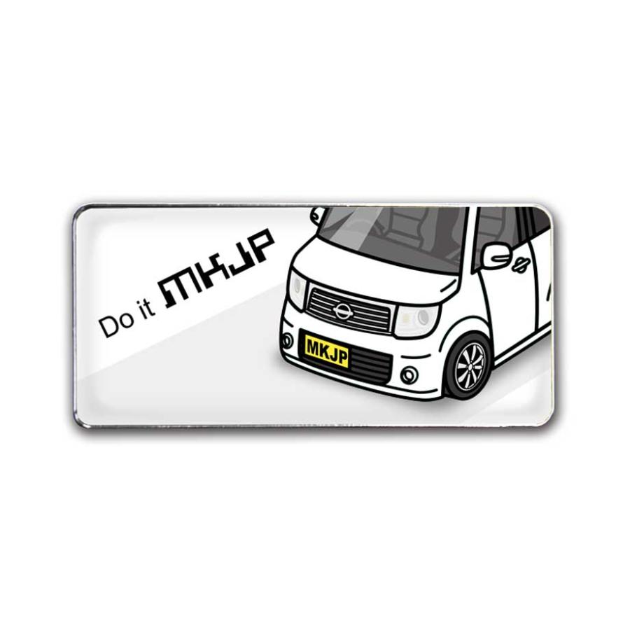 MKJP 車種別エンブレム 2個入り H25mm×W55mm ニッサン モコ ドルチェ