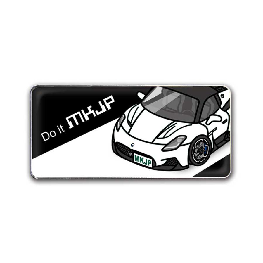 MKJP 車種別エンブレム 2個入り H25mm×W55mm 外車 マセラティ MC20