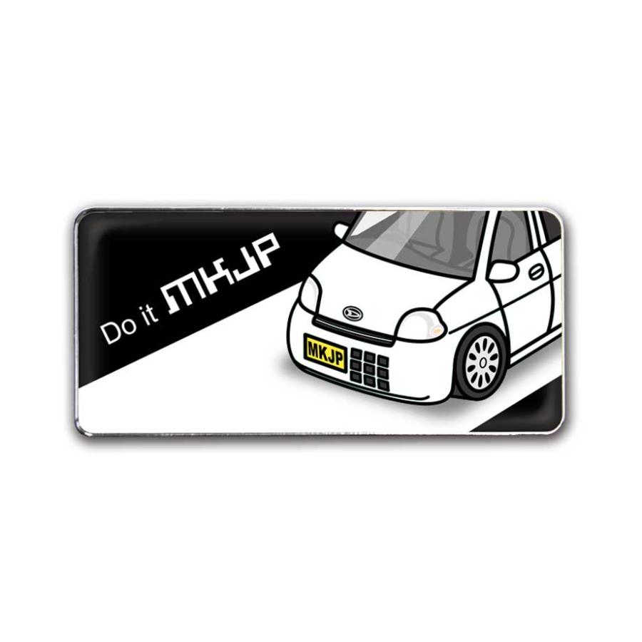 MKJP 車種別エンブレム 2個入り H25mm×W55mm ダイハツ エッセ L235S