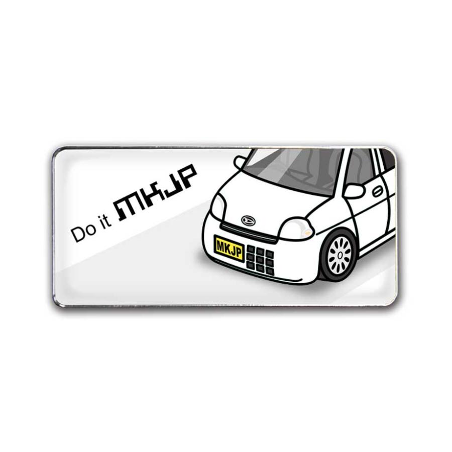 MKJP 車種別エンブレム 2個入り H25mm×W55mm ダイハツ エッセ L235S
