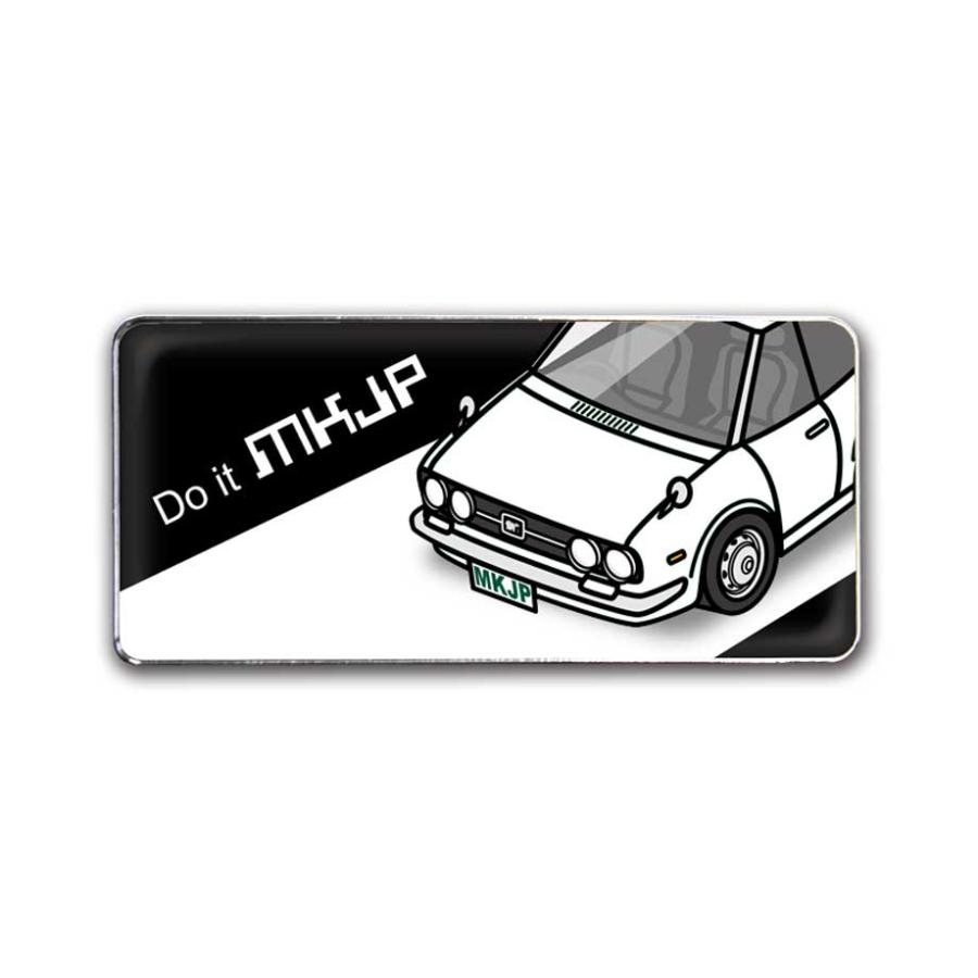 MKJP 車種別エンブレム 2個入り H25mm×W55mm いすゞ 117クーペ