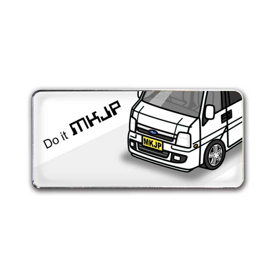 MKJP 車種別エンブレム 2個入り H25mm×W55mm スバル サンバーディアス
