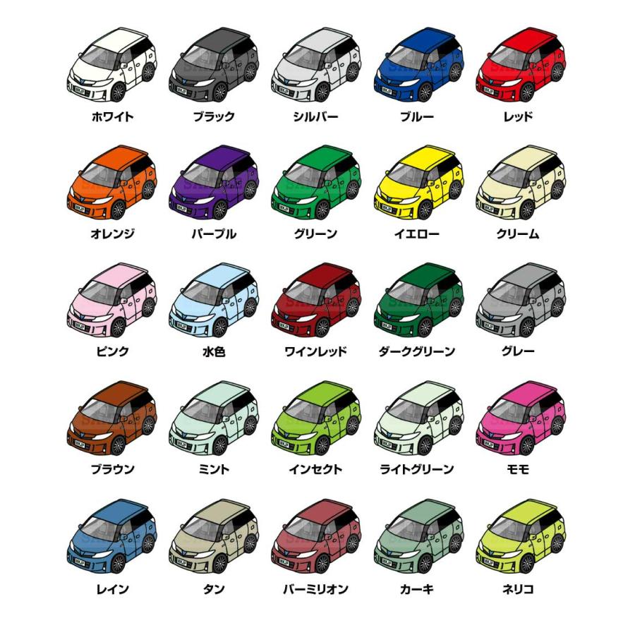 MKJP イラストA5 フレーム付き トヨタ エスティマ50 GSR・ACR 後期