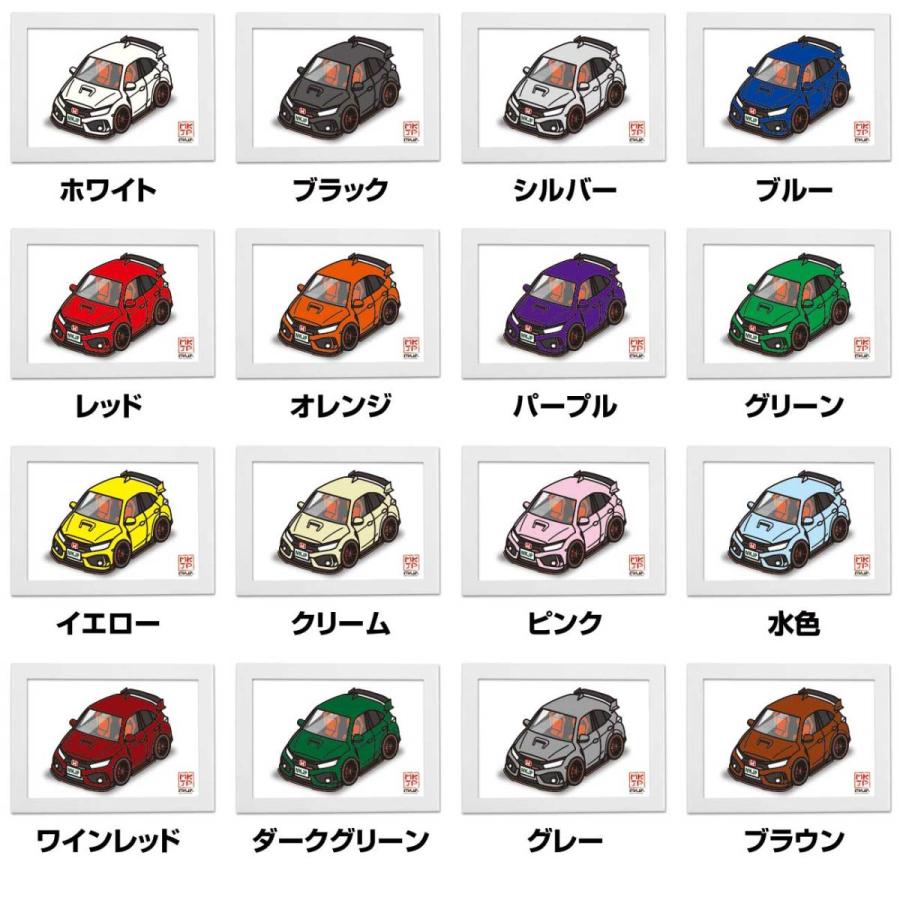 MKJP イラストA5 フレーム付き トヨタ 86 ZN6 ゆうメール送料無料｜mkjp｜02