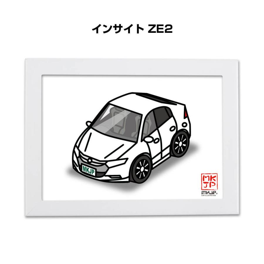 Mkjp イラストa5 フレーム付き ホンダ インサイト Ze2 ゆうメール送料無料 Illust A5 0046 ドレスアップパーツショップmkjp 通販 Yahoo ショッピング