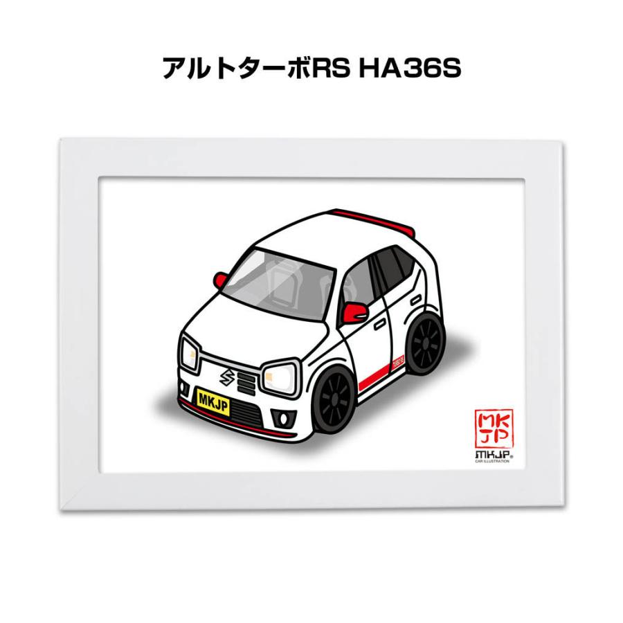 Mkjp イラストa5 フレーム付き スズキ アルトターボrs Ha36s ゆうメール送料無料 Illust A5 0119 ドレスアップパーツショップmkjp 通販 Yahoo ショッピング