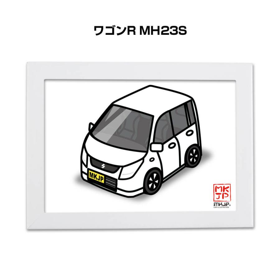 Mkjp イラストa5 フレーム付き スズキ ワゴンr Mh23s ゆうメール送料無料 Illust A5 0129 ドレスアップパーツショップmkjp 通販 Yahoo ショッピング