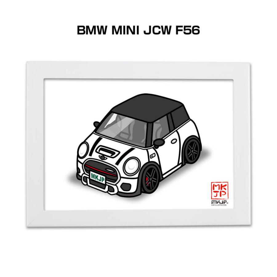 Mkjp イラストa5 フレーム付き 外車 Bmw Mini Jcw F56 ゆうメール送料無料 Illust A5 0145 ドレスアップパーツショップmkjp 通販 Yahoo ショッピング