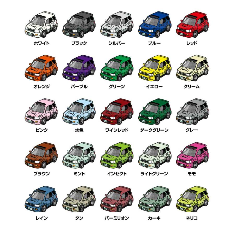 MKJP イラストA5 フレーム付き トヨタ ハイラックスサーフ N180 ゆう