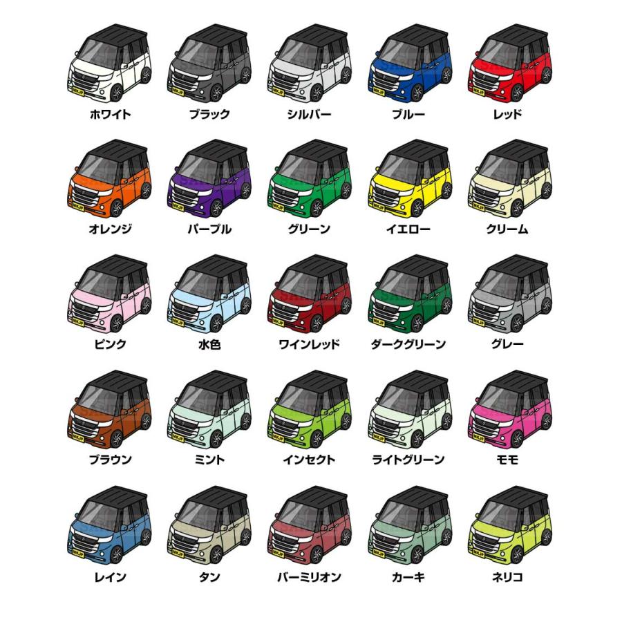 MKJP イラストA5 フレーム付き スズキ スペーシア カスタムZ