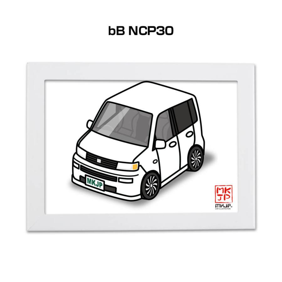 Mkjp イラストa5 フレーム付き トヨタ Ncp30 ゆうメール送料無料 Illust A5 0253 ドレスアップパーツショップmkjp 通販 Yahoo ショッピング